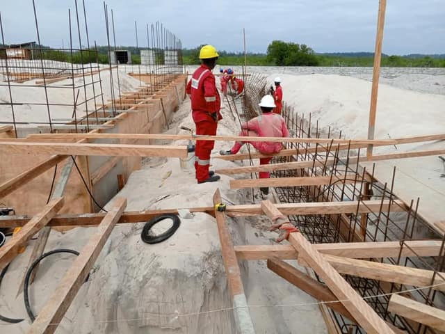 Fondations et longrines — chantier Branker — photo 2 sur 77